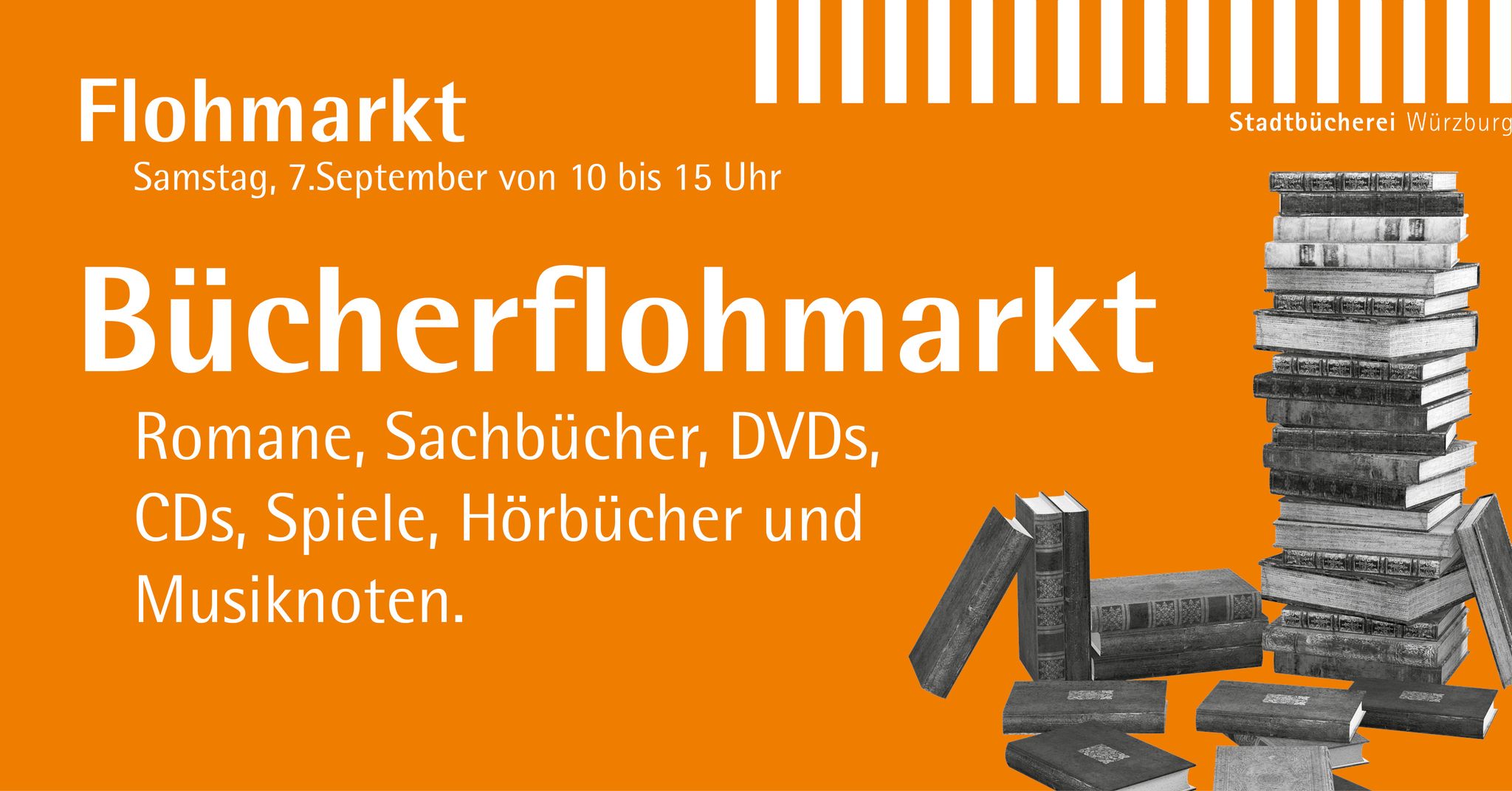 Bücherflohmarkt - Stadtbücherei Würzburg